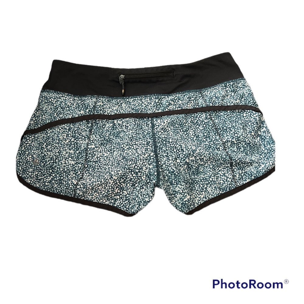 Lululemon blue Hotty Hot Blue shorts